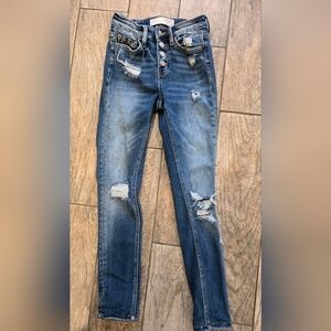 Bridge By Gly Buckle Denim Distressed Women Jeans 23 00
